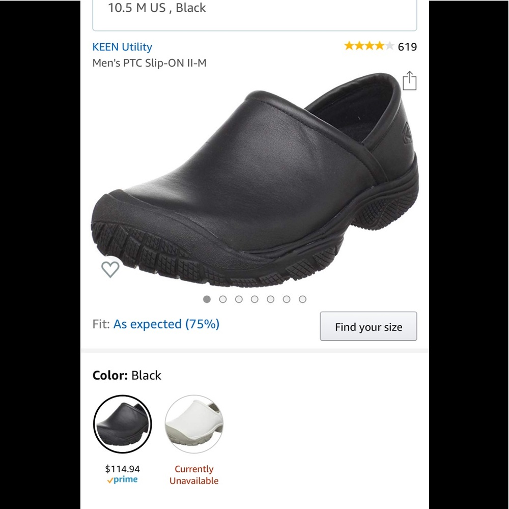 NWT Keen non slip kitchen clogs